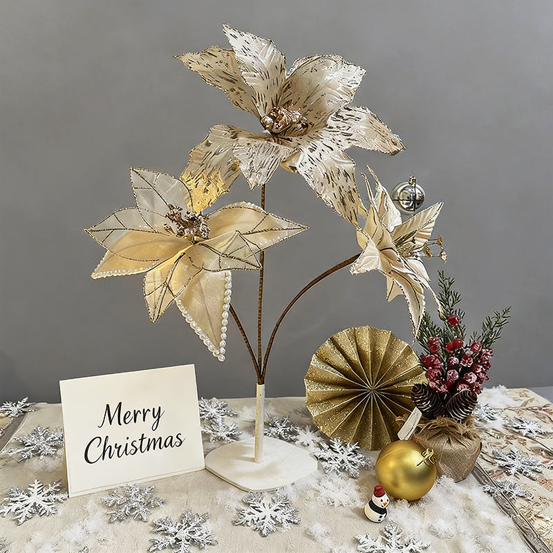 Christmas decoration flower poinsettia