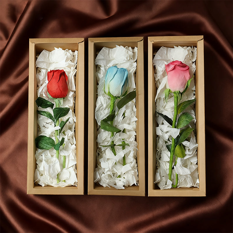 Handmade Paper Art Rose Gift Box