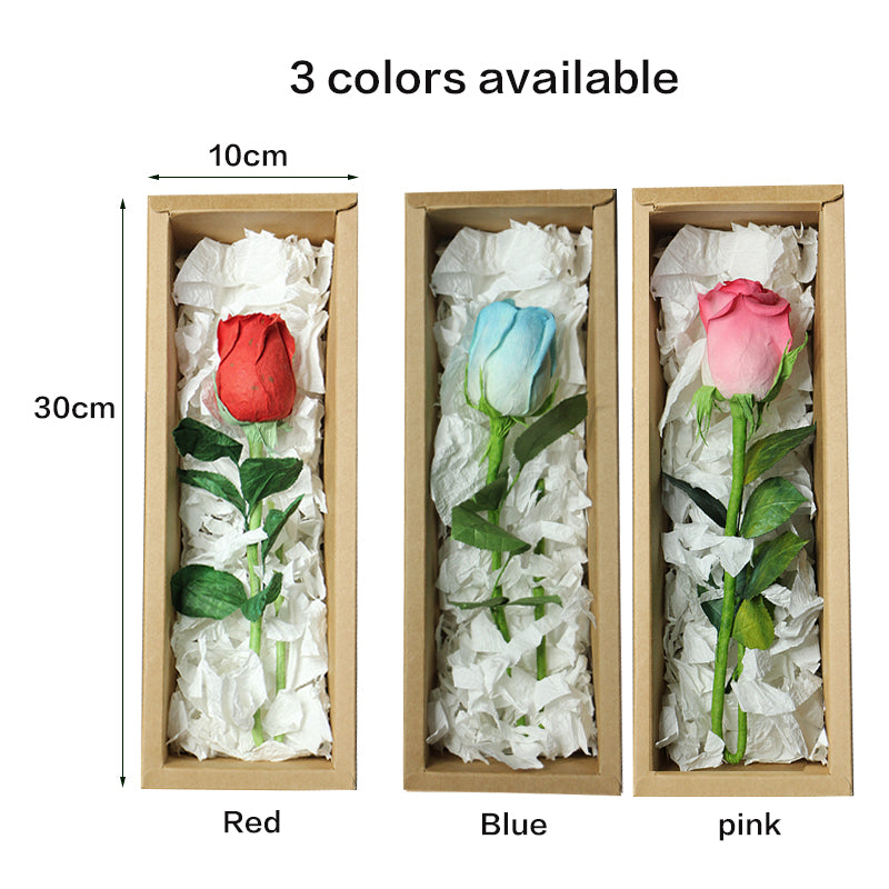 Handmade Paper Art Rose Gift Box