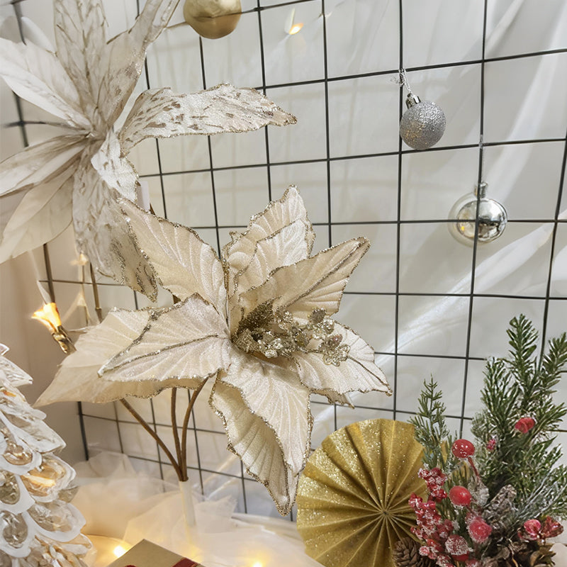 Christmas decoration flower poinsettia