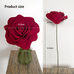 Small red velvet rose