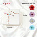 Exquisite paper rose gift box