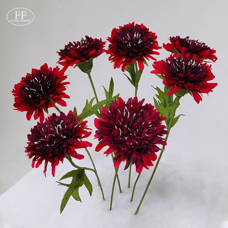 Handmade 10cm Realistic Artificial Cornflowers