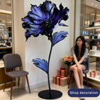 Artificial giant foam paper flowers
