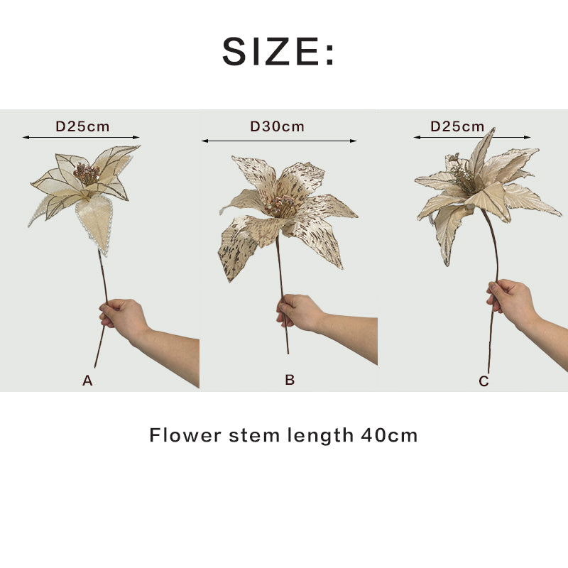 Christmas decoration flower poinsettia