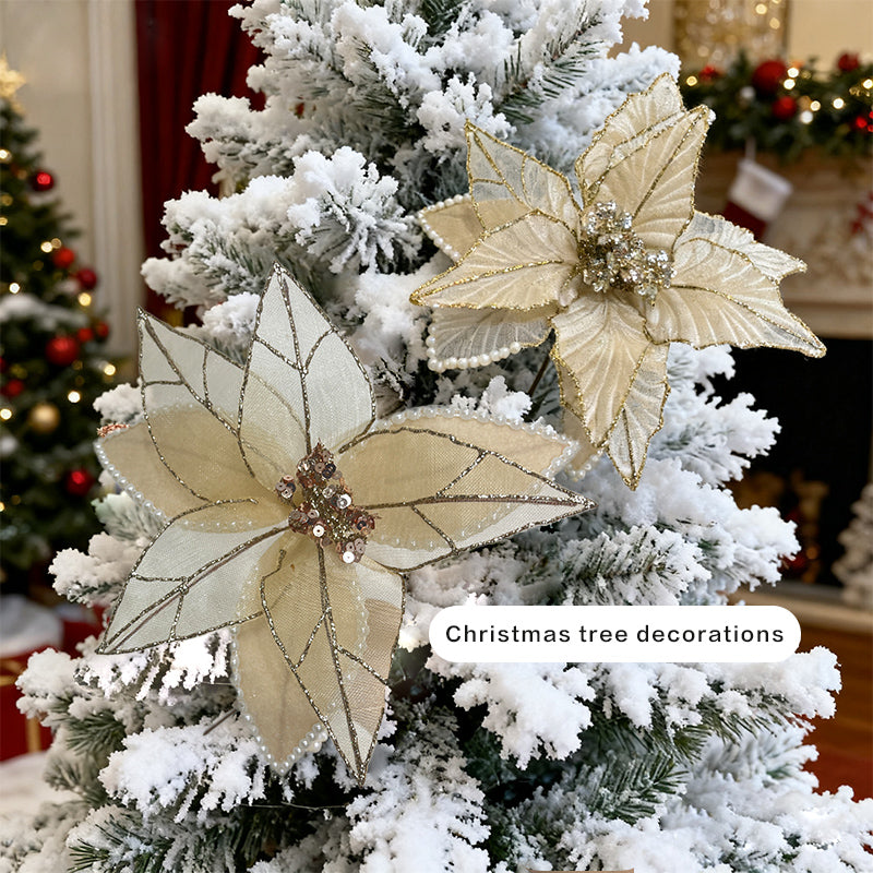 Christmas decoration flower poinsettia