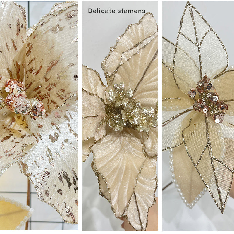 Christmas decoration flower poinsettia